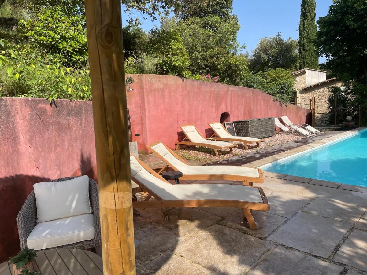 Jolie Annexe Du Mas Dans Le Coeur De La Garrigue Nimoise Villa นีมส์ ภายนอก รูปภาพ