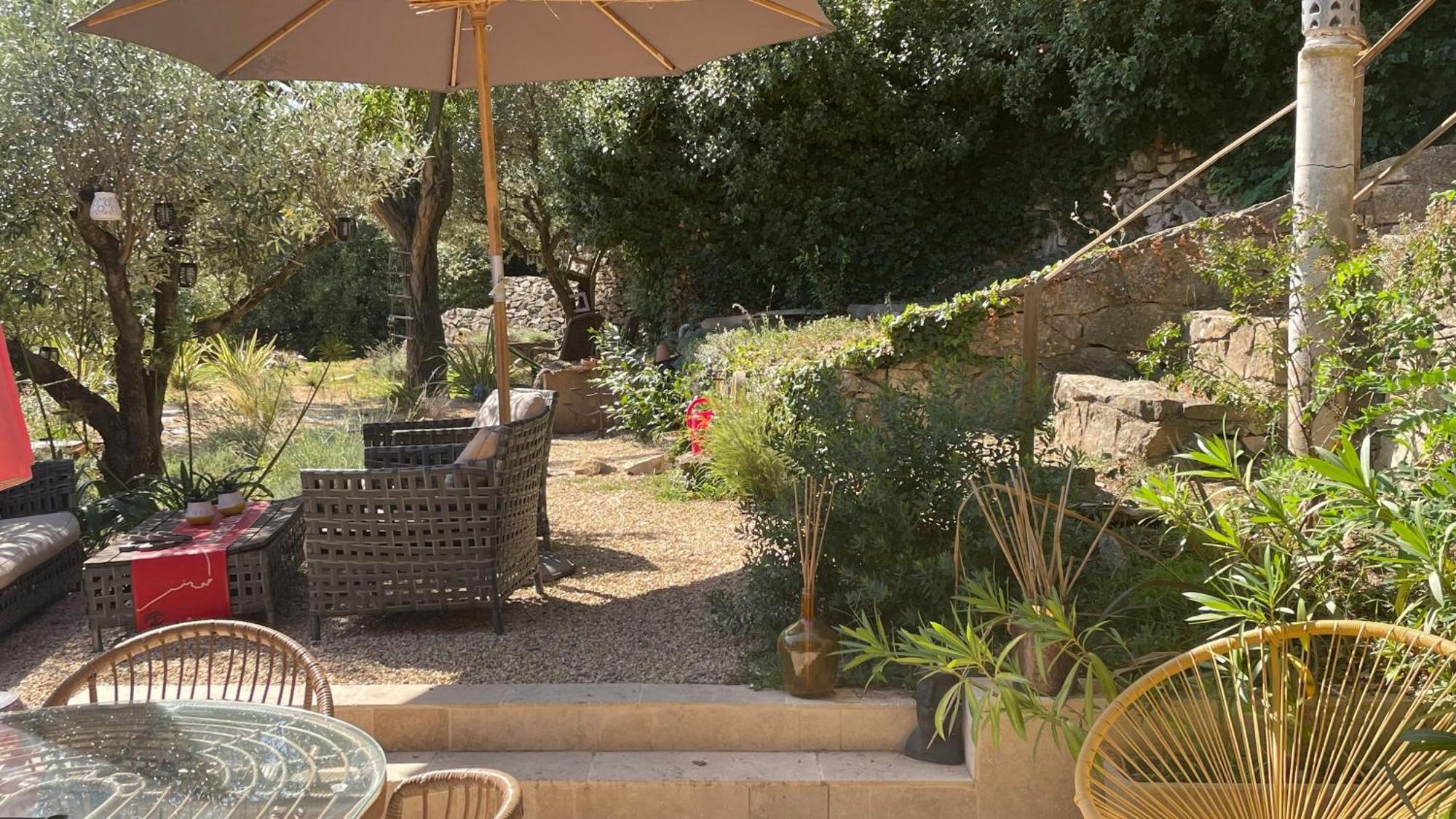 Jolie Annexe Du Mas Dans Le Coeur De La Garrigue Nimoise Villa นีมส์ ภายนอก รูปภาพ