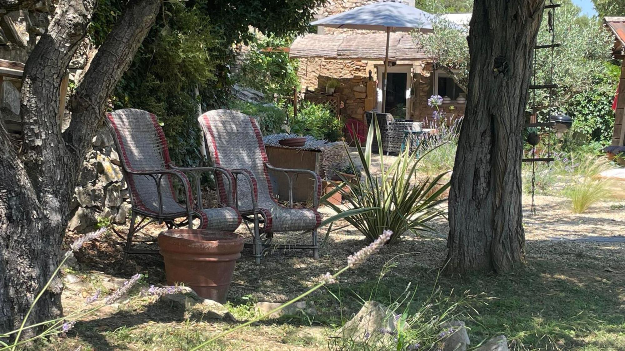 Jolie Annexe Du Mas Dans Le Coeur De La Garrigue Nimoise Villa นีมส์ ภายนอก รูปภาพ