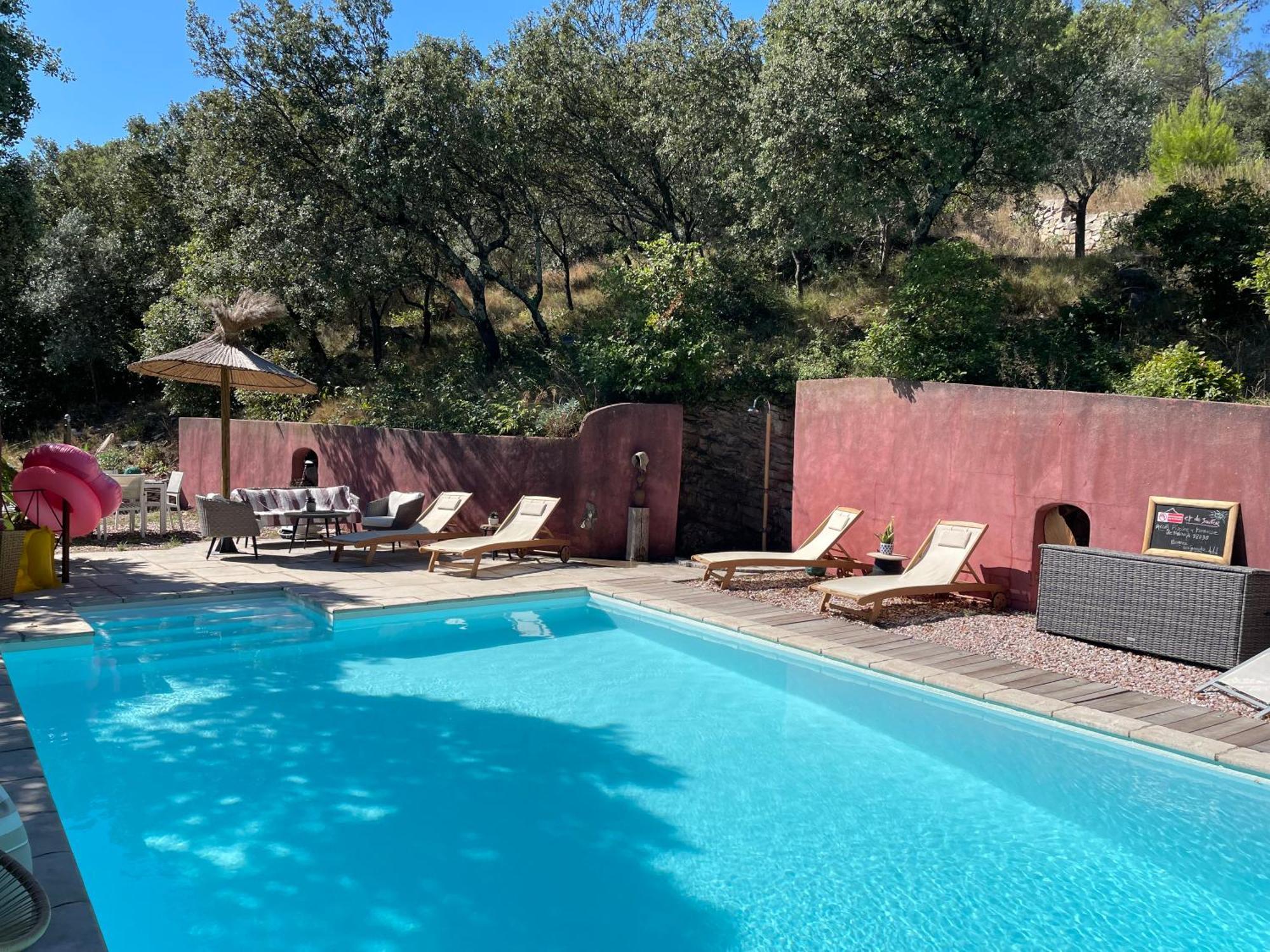 Jolie Annexe Du Mas Dans Le Coeur De La Garrigue Nimoise Villa นีมส์ ภายนอก รูปภาพ